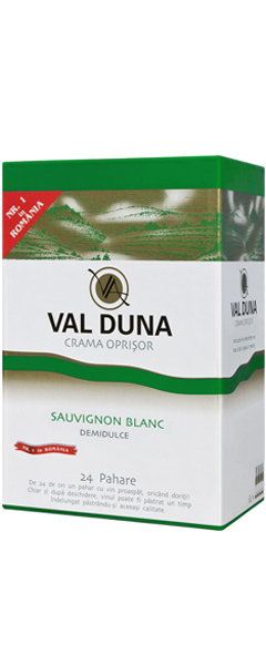 foto vin Crama Oprișor VAL DUNA BAG-in-BOX Sauvignon Blanc